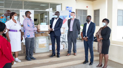 Ghana team’s help for front-line COVID-19 medics
