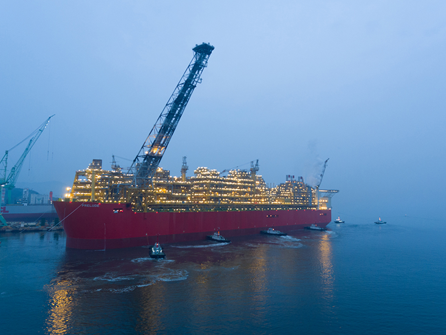 The Shell Prelude facility has sailed away to Australia TechnipFMC plc