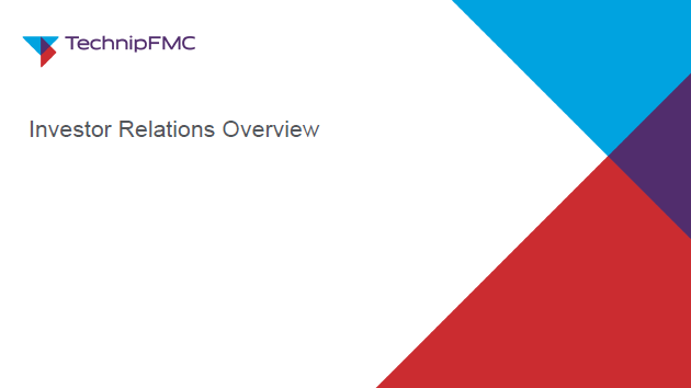 Investor Relations overview