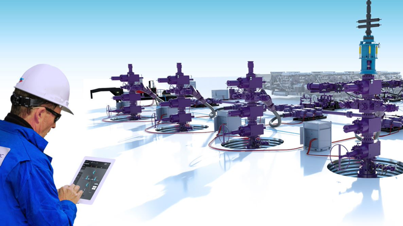 frac, fracturing, fracking, trees, manifold, digital technology, oil fields, completions, red zone