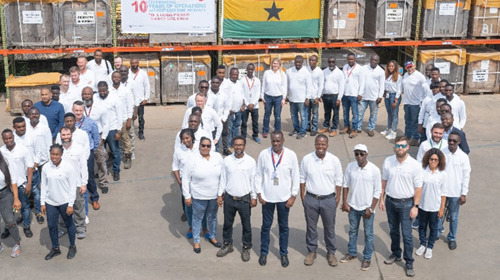 TechnipFMC Ghana team celebrates 10-year safety record