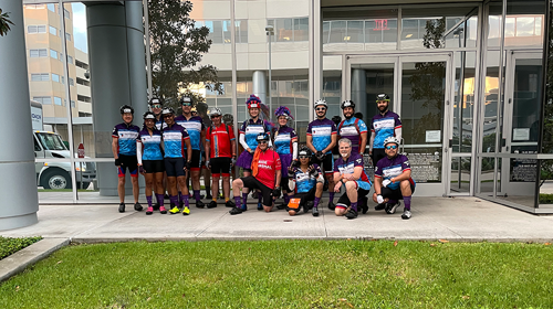 TechnipFMC team raises funds for multiple sclerosis charity on marathon bike ride