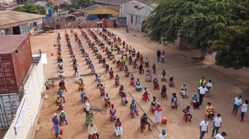 How our team in Angola helped feed 3,000 people struggling during the pandemic